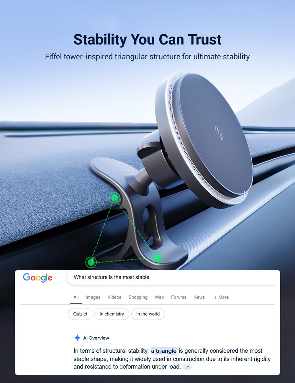 Flexible Phone Holder for Model 3 Highland & Model Y Juniper |