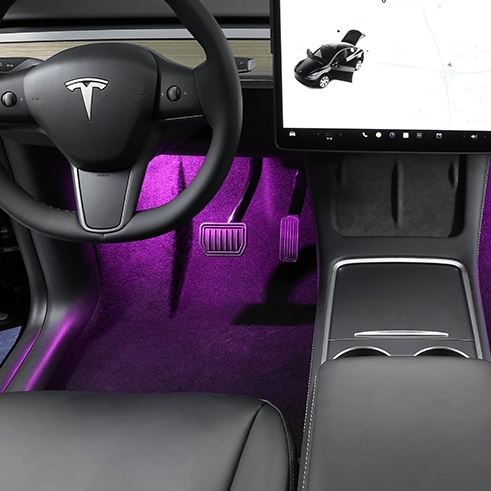 Footwell LED Lights for Model 3/Y/S/X