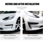 Front Fog Light Eyebrow Trim for Model 3/Y | 4 Finishes | 2-Pack