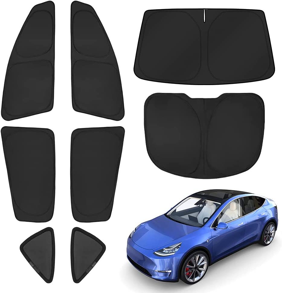 Full 8pcs Set Side Window Shade for Model Y |