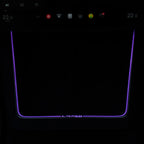 Laser-Carved Ambient Light for Model Y Juniper Wireless Charging Port |