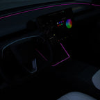 Laser-Carved Ambient Light for Model Y Juniper Wireless Charging Port |
