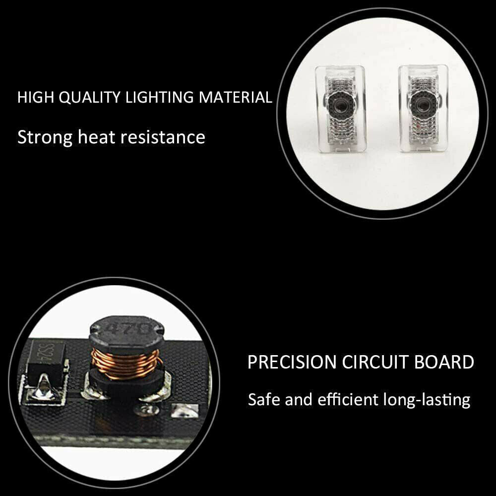 LED Logo Tesla Puddle Lights for Model 3/Y/S/X |