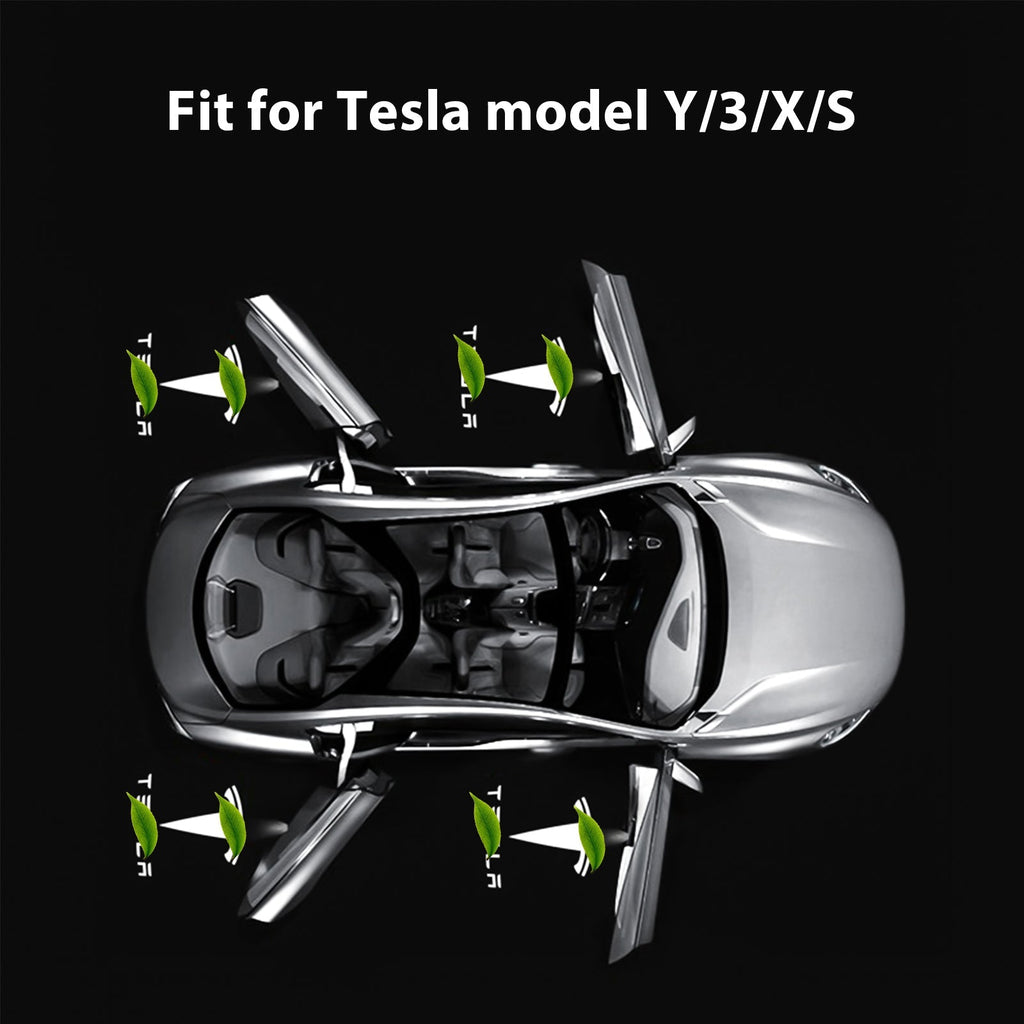 LED Logo Tesla Puddle Lights for Model 3/Y/S/X |