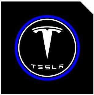 LED Logo Tesla Puddle Lights for Model 3/Y/S/X |