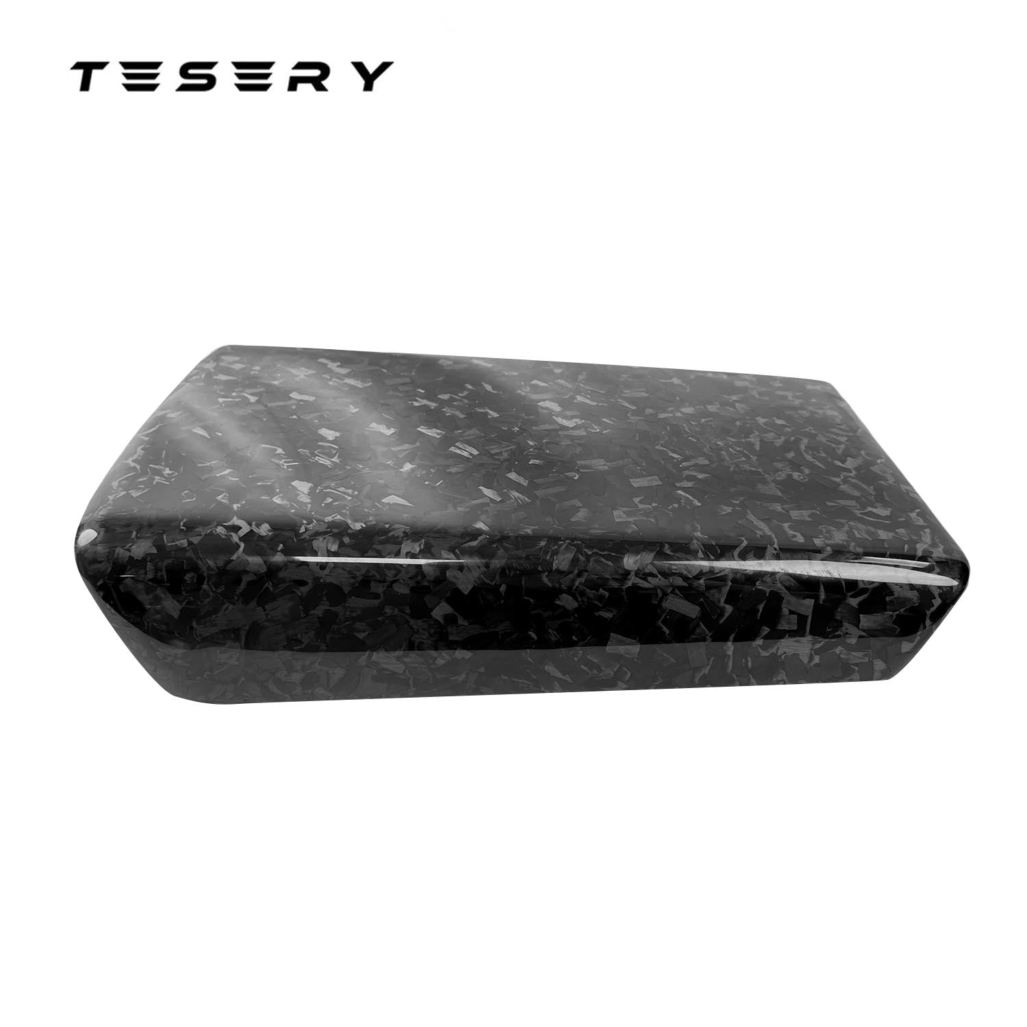 Model Y / 3 Armrest Cover - Dry Carbon Fiber Interior Mods