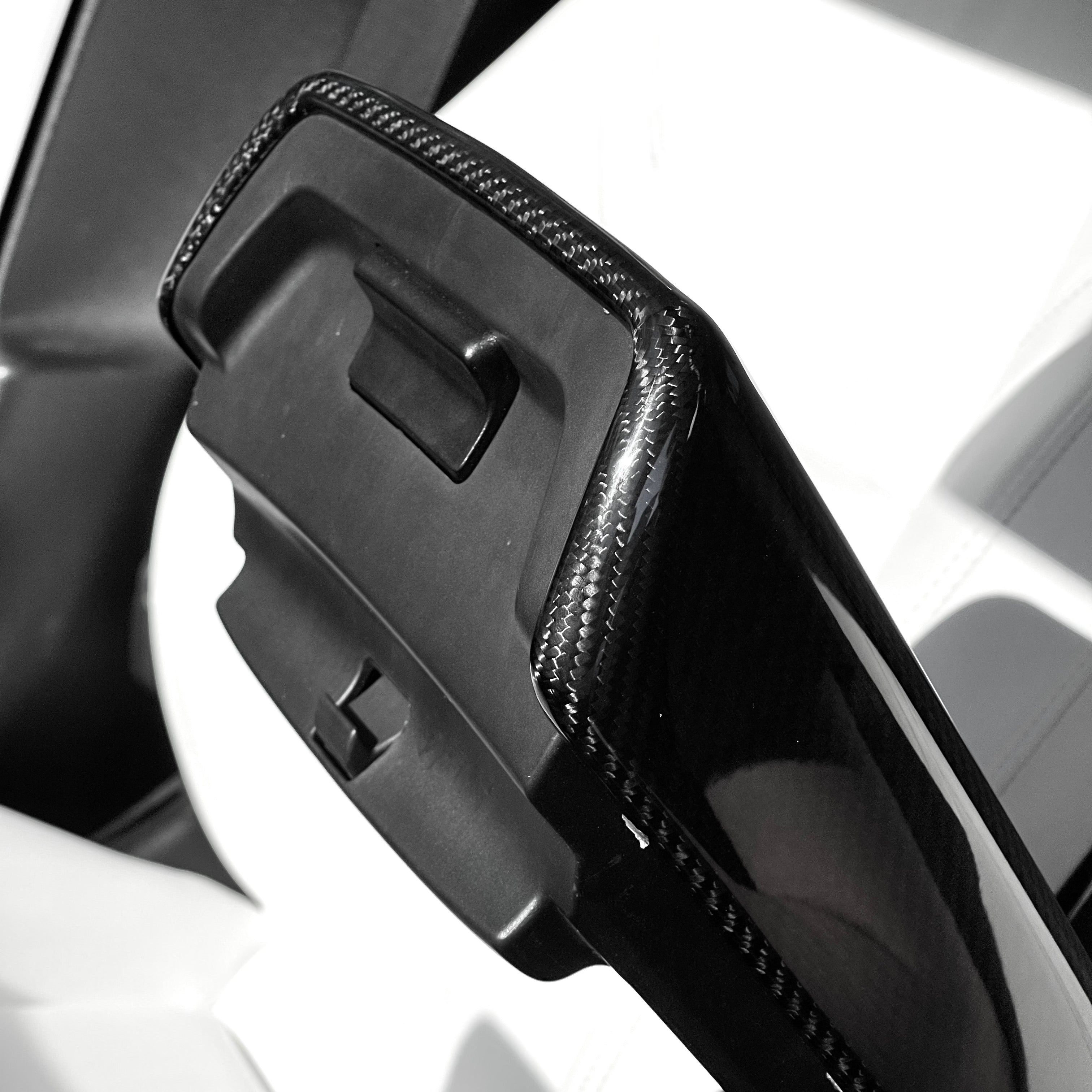 Model Y / 3 Armrest Cover - Dry Carbon Fiber Interior Mods