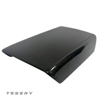 Model Y / 3 Armrest Cover - Dry Carbon Fiber Interior Mods