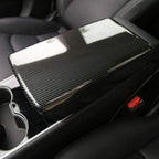 Model Y / 3 Armrest Cover - Dry Carbon Fiber Interior Mods