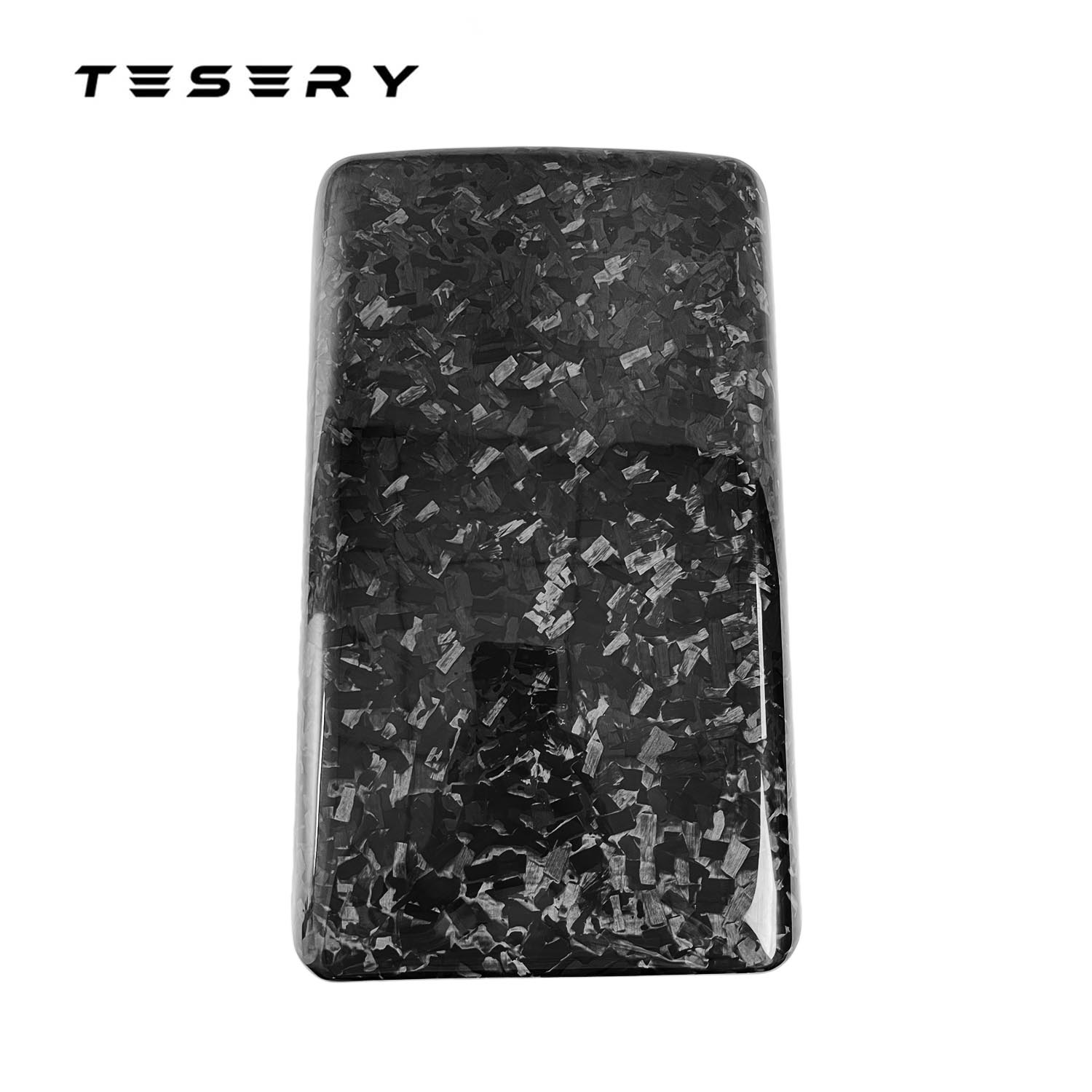 Model Y / 3 Armrest Cover - Dry Carbon Fiber Interior Mods