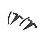 Model 3 / Y T Logo Overlay Front & Rear - Real Carbon Fiber Exterior
