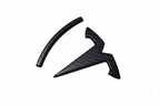 Model 3 / Y T Logo Overlay Front & Rear - Real Carbon Fiber Exterior