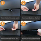 Tesla Model Y Tow Hitch Cover Removal Tool, Made in USA from Recycled Plastic