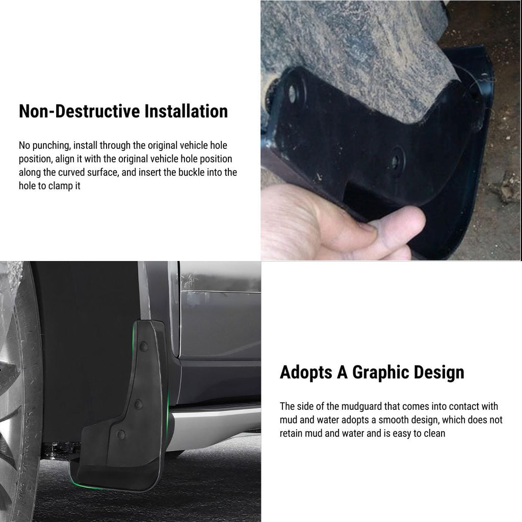 Mud Flaps Splash Guards for Model S 2014-Present