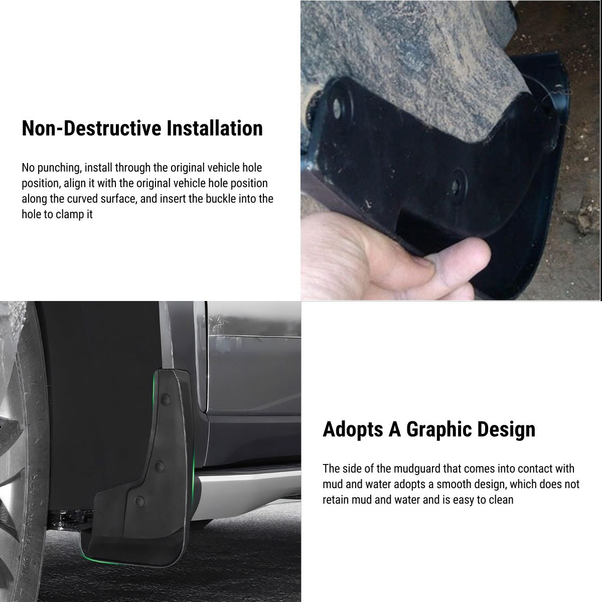 Mud Flaps Splash Guards for Model S 2014-Present
