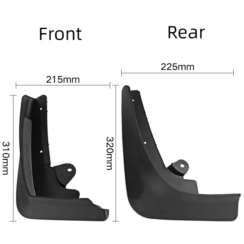 Mud Flaps Splash Guards for Model X 2016-Present