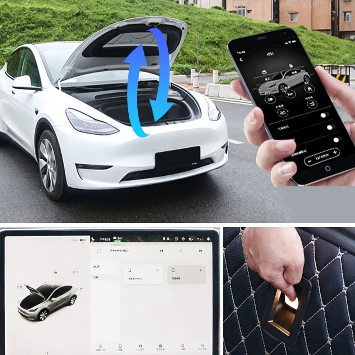Frunk Electric Suction Lock for Model Y/3/S/X |