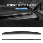 Real Dry Carbon Fiber Dashboard Cover Overlay for Model 3 Highland / Model Y Juniper