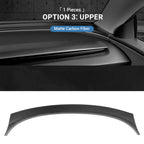 Real Dry Carbon Fiber Dashboard Cover Overlay for Model 3 Highland / Model Y Juniper