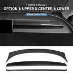 Real Dry Carbon Fiber Dashboard Cover Overlay for Model 3 Highland / Model Y Juniper
