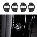 Real Dry Carbon Fiber Door Lock Cover for Tesla Model 3 & Model Y