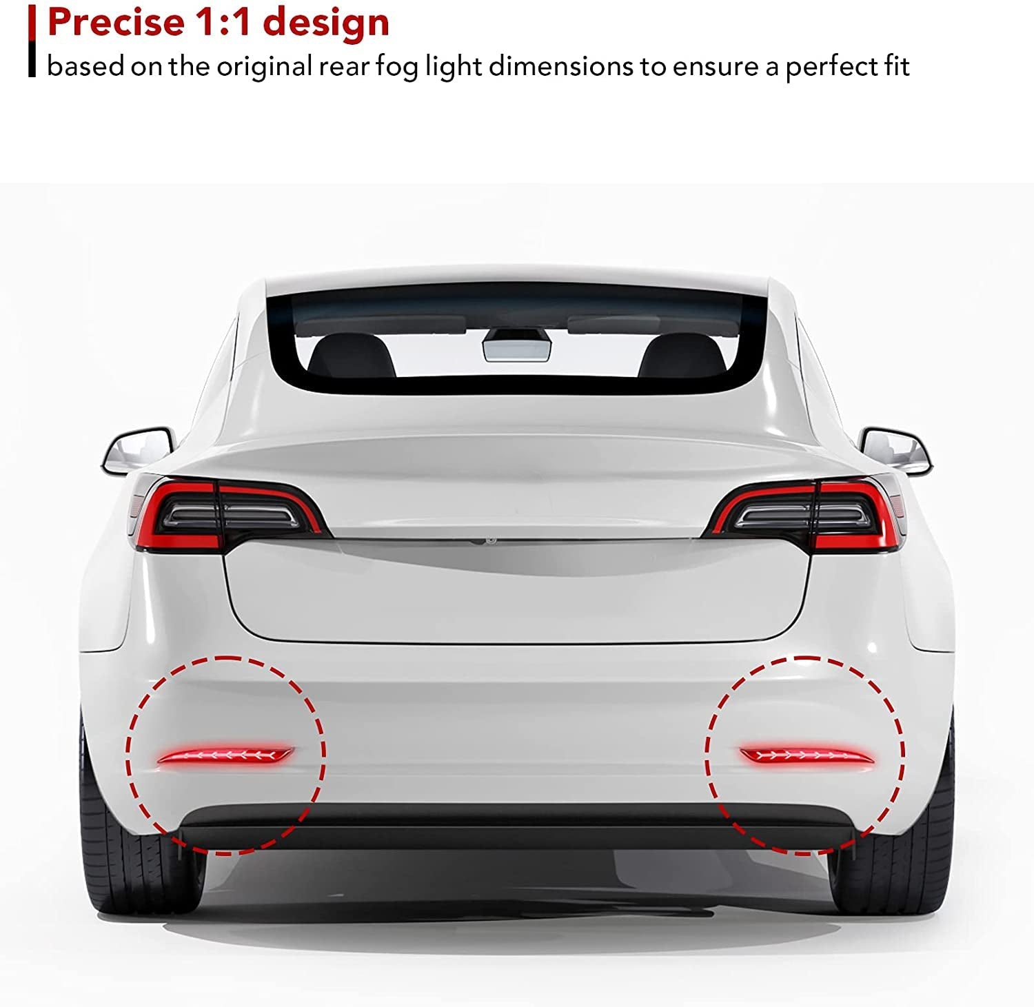 Rear Bumper Turn Signal Light Upgrade for Model Y
