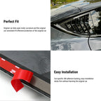 Rear Side Window Louvers Cover for Model Y | 3 Finishes | 2-Pack