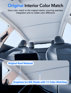 Glass Roof Sunshade for Tesla Model Y |
