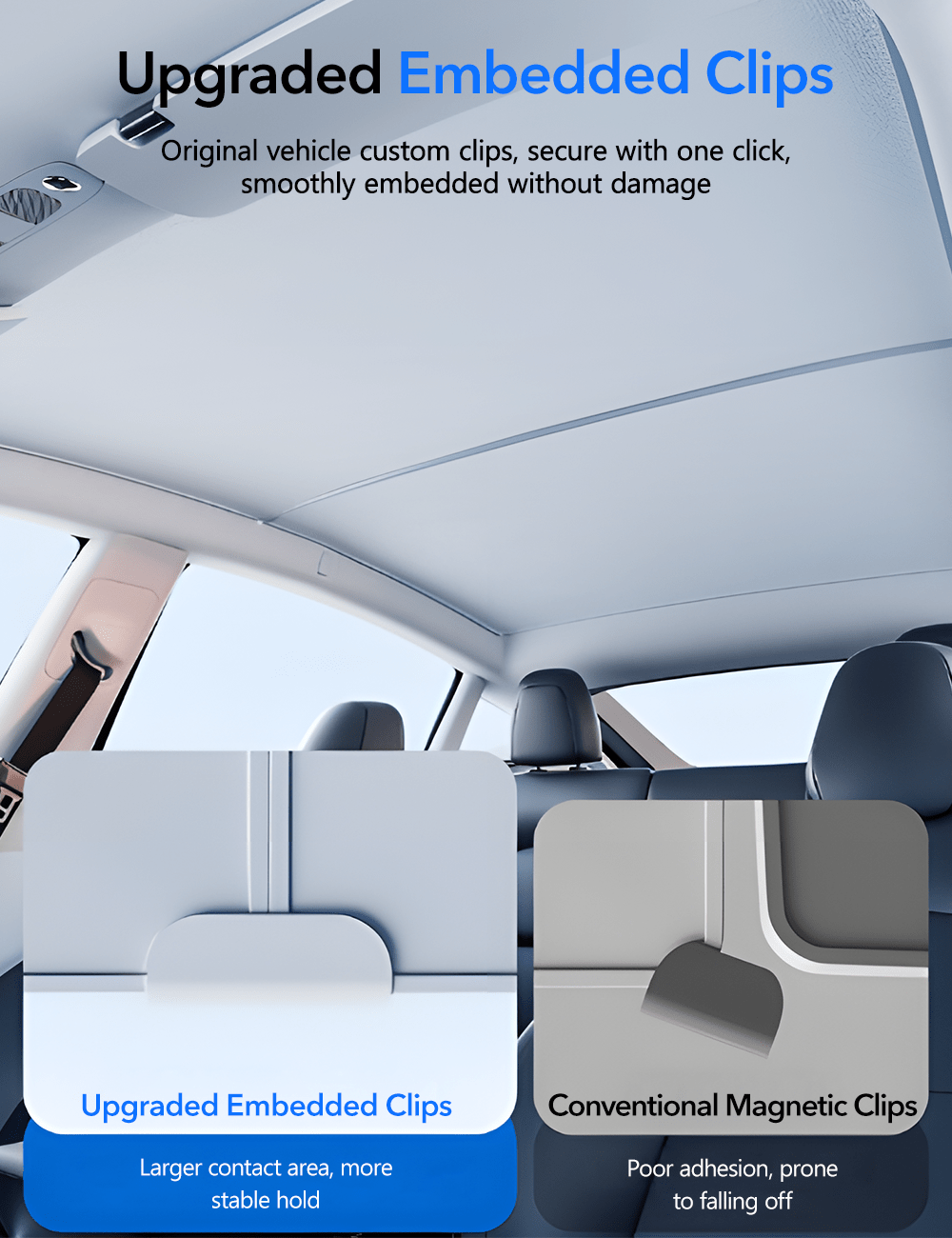 Glass Roof Sunshade for Tesla Model Y |