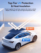 Glass Roof Sunshade for Tesla Model Y |