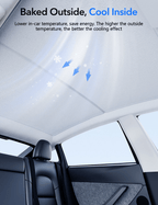 Glass Roof Sunshade for Tesla Model Y |