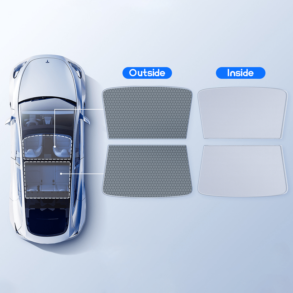 Glass Roof Sunshade for Tesla Model Y |