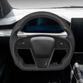 Touch Horn Round Steering Wheel Replacement for Tesla Model S / X 2021-2023