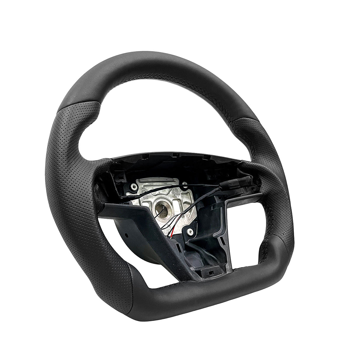 Touch Horn Round Steering Wheel Replacement for Tesla Model S / X 2021-2023