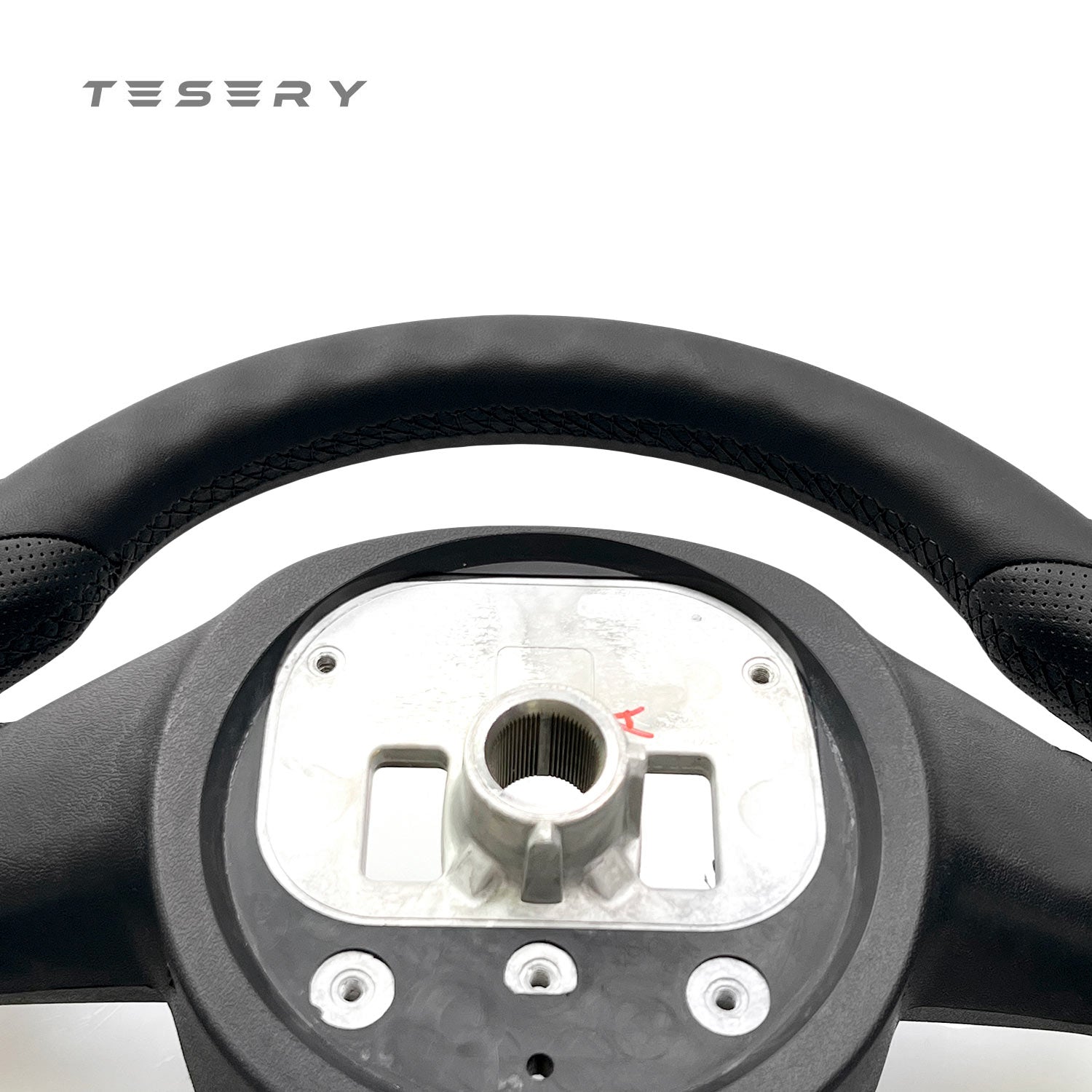 Touch Horn Round Steering Wheel Replacement for Tesla Model S / X 2021-2023