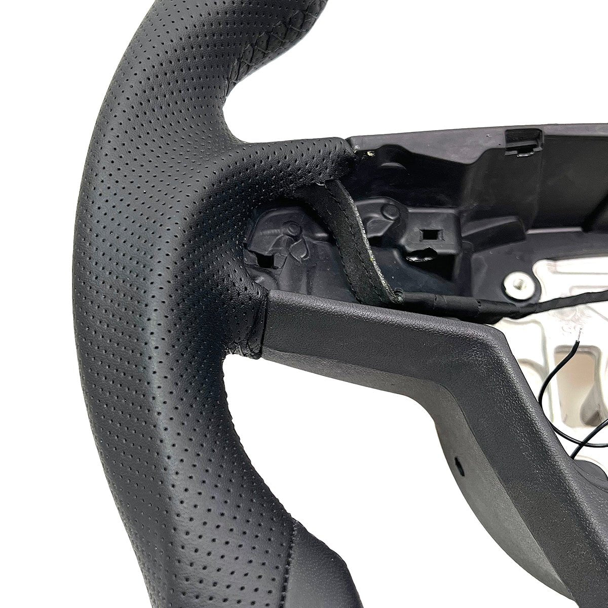 Touch Horn Round Steering Wheel Replacement for Tesla Model S / X 2021-2023