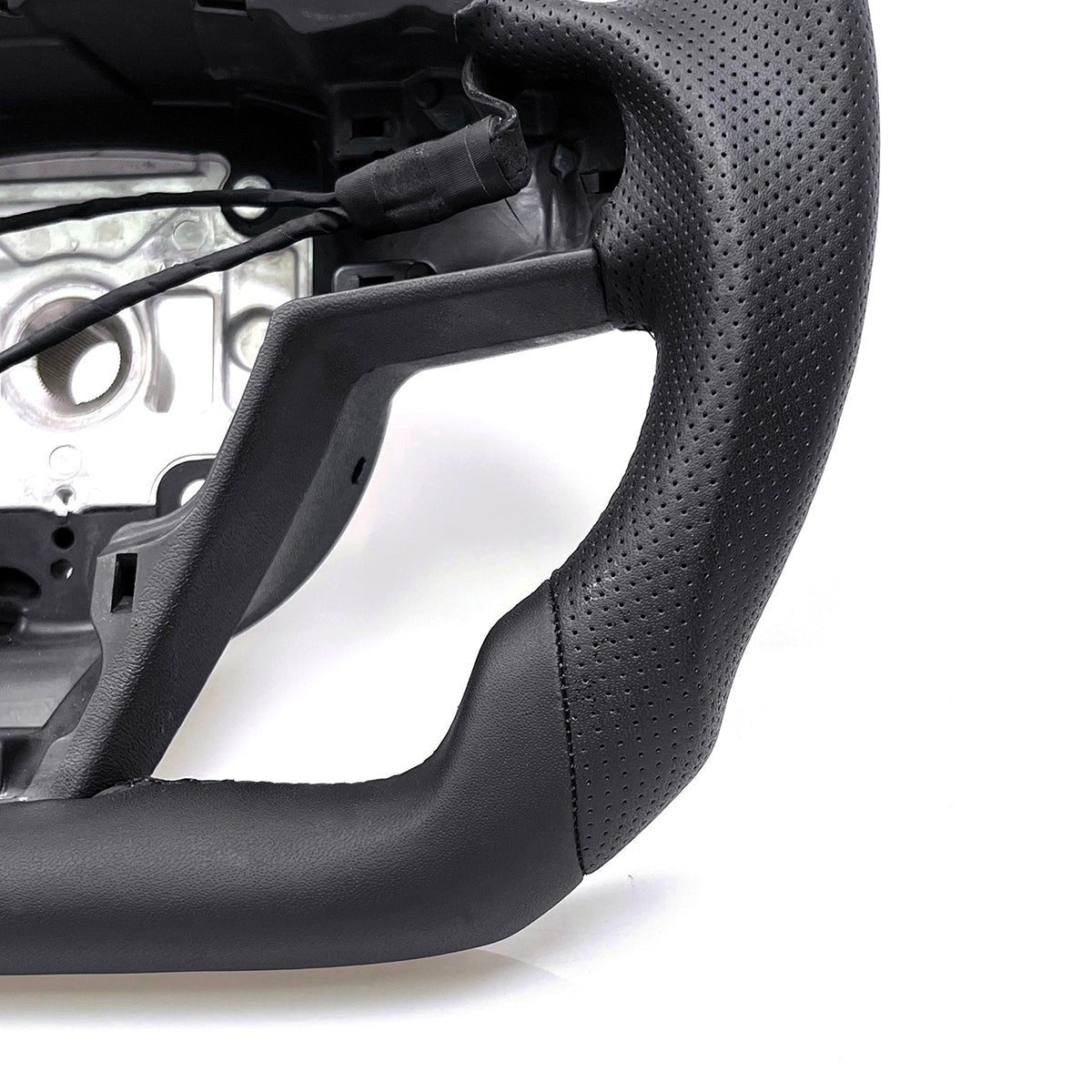 Touch Horn Round Steering Wheel Replacement for Tesla Model S / X 2021-2023