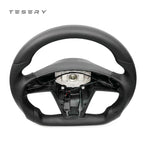 Touch Horn Round Steering Wheel Replacement for Tesla Model S / X 2021-2023