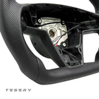 Touch Horn Round Steering Wheel Replacement for Tesla Model S / X 2021-2023