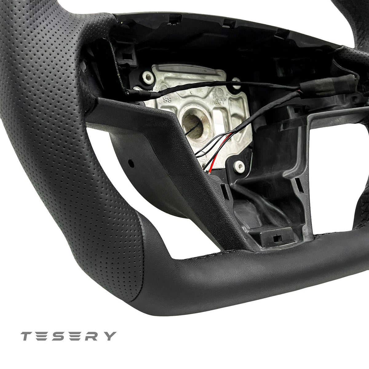 Touch Horn Round Steering Wheel Replacement for Tesla Model S / X 2021-2023