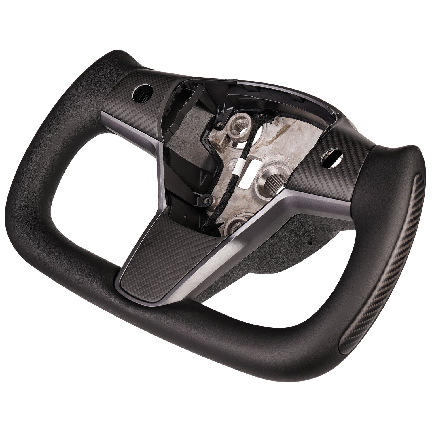 Yoke Carbon Fiber Steering Wheel for Tesla Model 3 / Y【Style 34】
