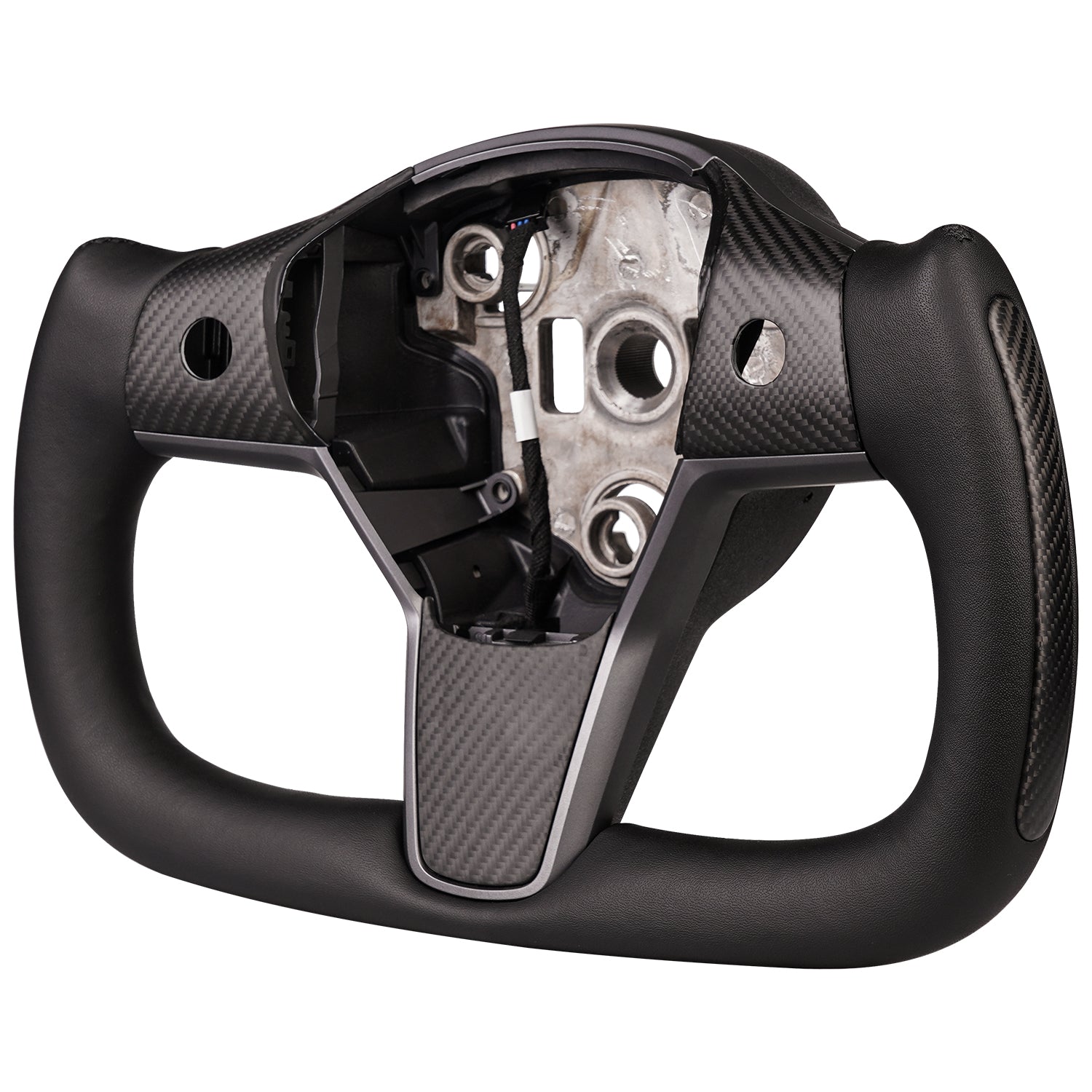Yoke Carbon Fiber Steering Wheel for Tesla Model 3 / Y【Style 34】