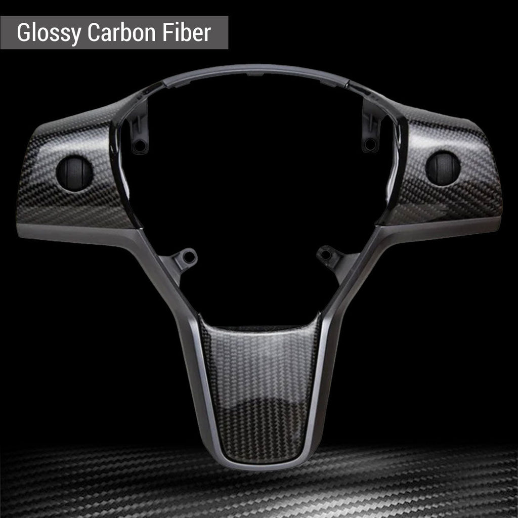 Yoke Carbon Fiber Steering Wheel for Tesla Model 3 / Y【Style 34】