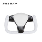 Yoke Carbon Fiber Steering Wheel for Model 3 / Y【Style 37】
