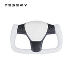 Yoke Carbon Fiber Steering Wheel for Model 3 / Y【Style 37】