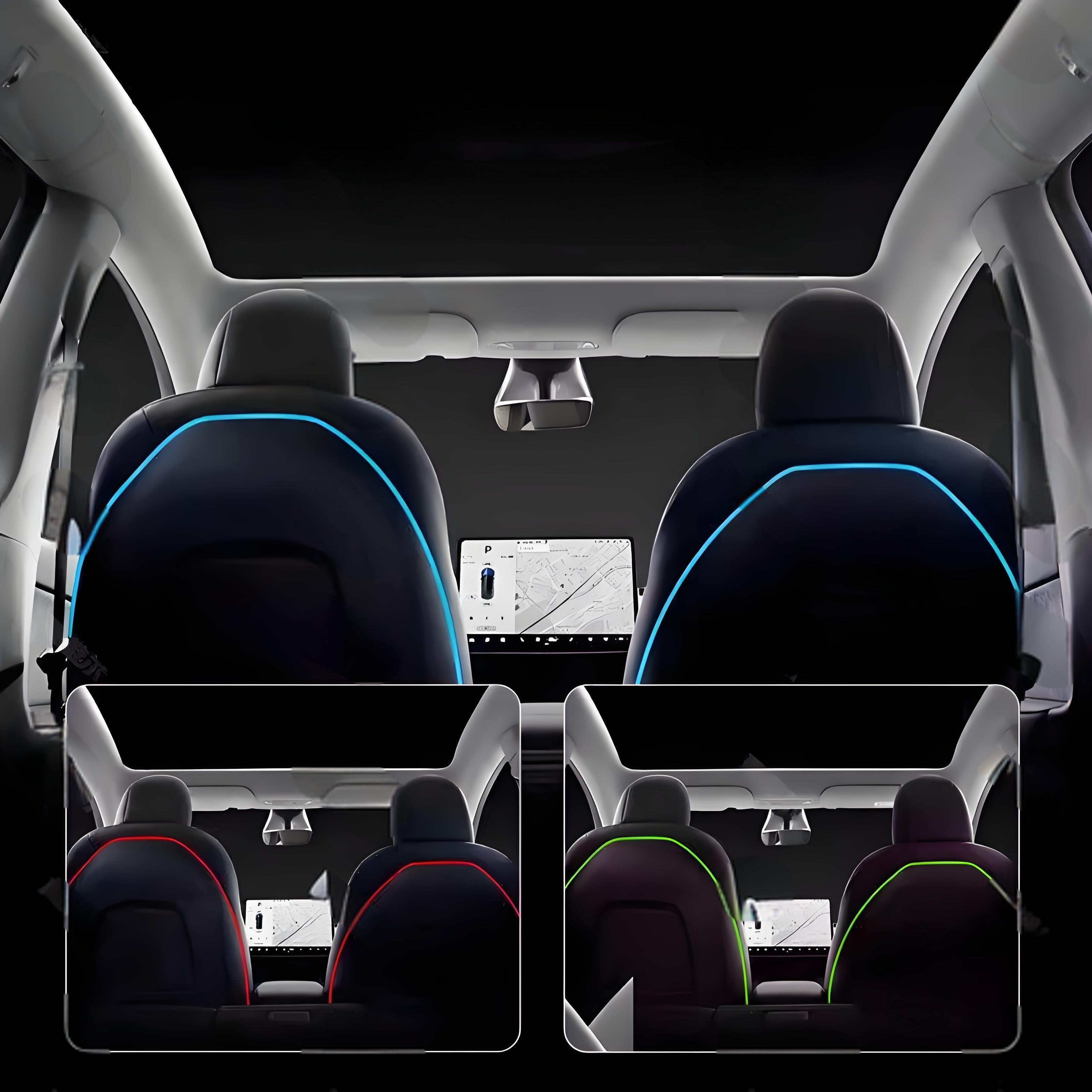 Seat Back Ambient Lighting for Model 3 Highland & Model Y Juniper (2PCS) |