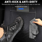 Seat Back Kick Protector for Model 3/Y | Storage Pockets | Easy Clean |