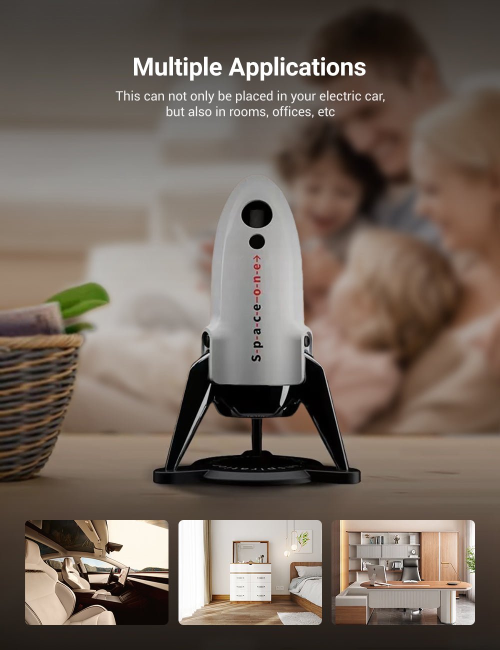 Space One Rocket Perfume Diffuser for Tesla