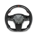 Sport Carbon Fiber Steering Wheel for Tesla Model 3 / Y【Style 25】