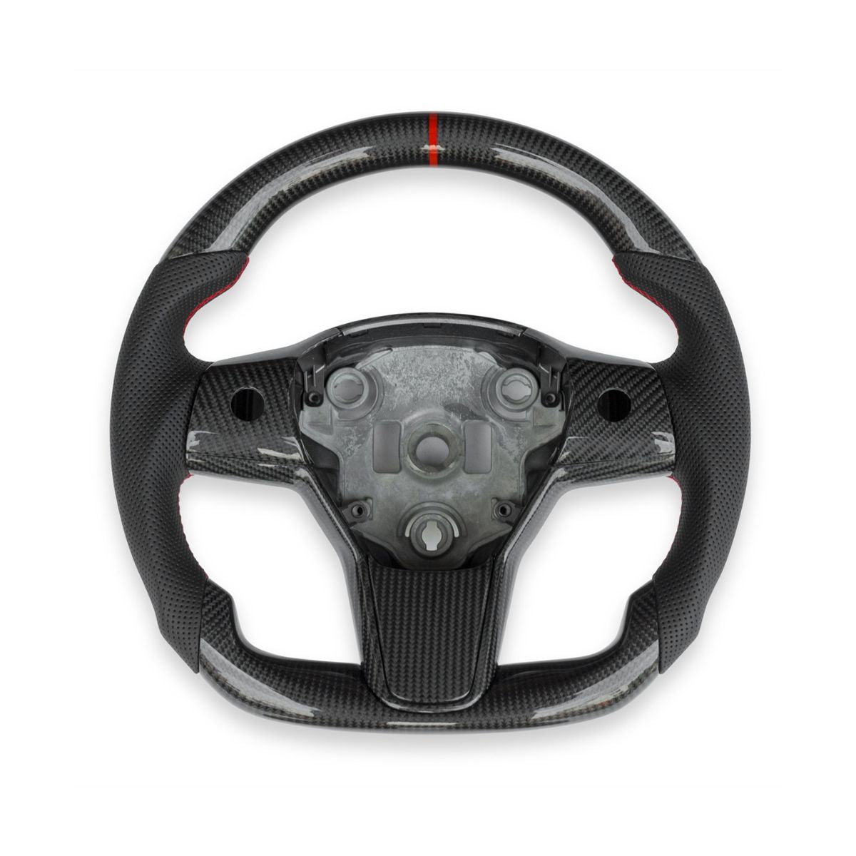 Sport Carbon Fiber Steering Wheel for Tesla Model 3 / Y【Style 25】